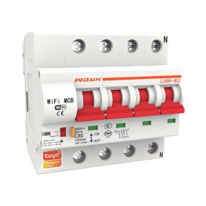 Tuya Smart Zigbee Circuit Breaker Surge Protector 4P 63A