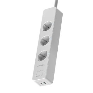 BlitzWolf BW-SHP9 intelligens elosztó 3 aljzat + 2x USB, 15A, 3300 W