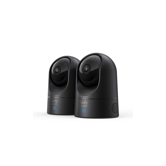 Anker eufyCam Indoor Cam 2K Pan & Tilt 2 pack Black