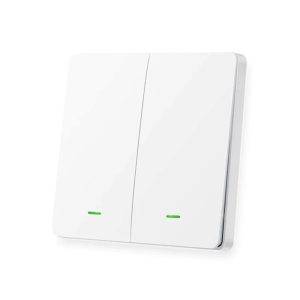 Smart Switch Wi-Fi + RF, L + N (Relay Type), 2 Gang