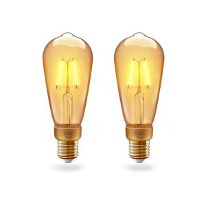 Innr BULB - E27 filament vintage ST64 Edison, 2-pack