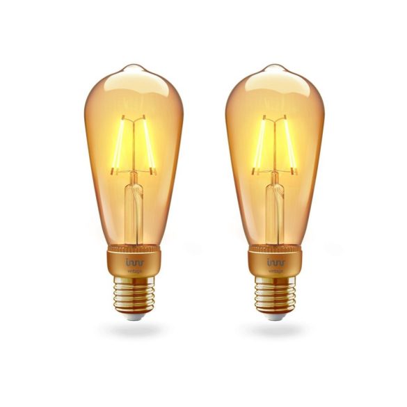 Innr BULB - E27 filament vintage ST64 Edison, 2-pack