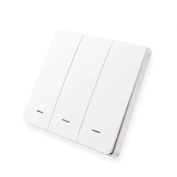 Smart Switch Wi-Fi + RF, L + N (Relay Type), 3 Gang