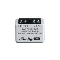   Shelly PLUS PM Mini Gen3, WiFi + Bluetooth modul, fogyasztásméréssel