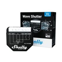   Shelly Qubino Wave Shutter, Z-Wave protokoll kompatibilis okosvezérlés motoros redőnyökhöz, zsaluziákhoz, árnyékolókhoz