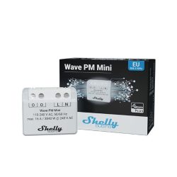   Shelly Qubino Wave PM MINI Z-Wave Okosrelé Fogyasztásméréssel