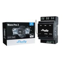   Shelly Qubino Wave PRO 3 három áramkörös, DIN-sínre illeszthető, Z-Wave protokoll kompatibilis