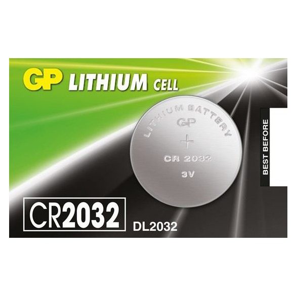 GP Lithium Cell CR2032 gombelem