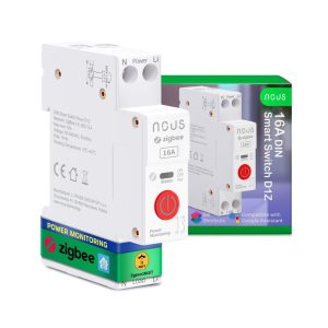 Nous D1Z DIN-sín kompatibilis Tuya Zigbee relémodul 16A