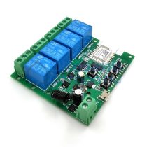   SmartWise 5V-32V négy áramkörös, Zigbee + RF NO/NC okosrelé