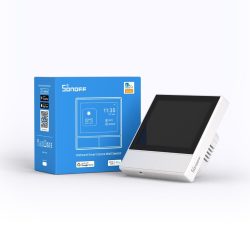   Sonoff NSPanel 2 gombos WiFi-s villanykapcsoló, érintőkijelzővel, termosztát funkcióval, fehér